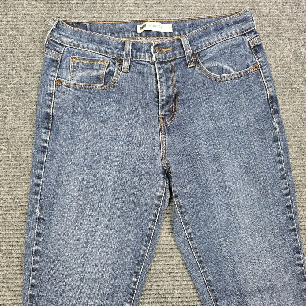 Levi’s 515 Boot Cut Jeans Womens 6M 29x31 Blue Stretch Denim Mid Rise